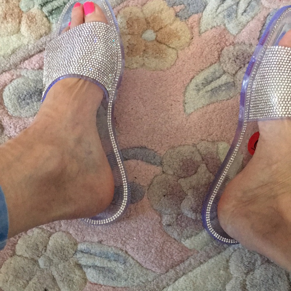 Juicy Conture Bling Sandals Nwot View 3